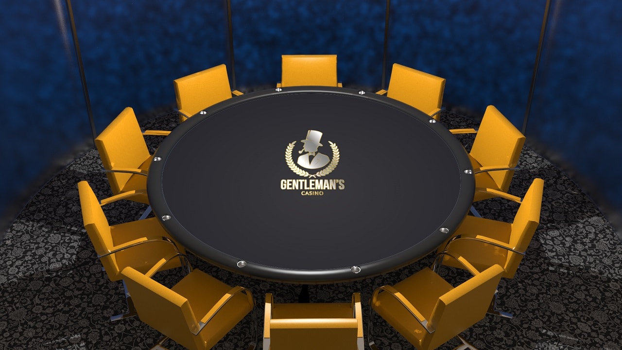 Branded poker table