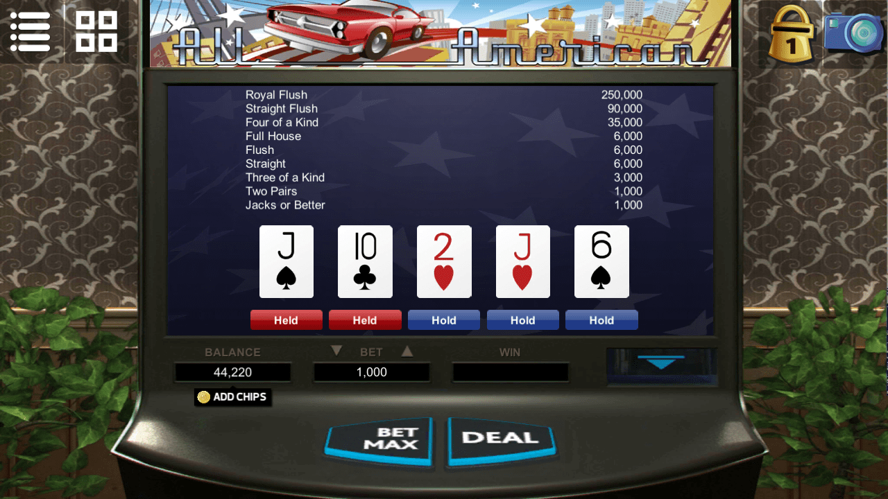 Videopoker - All American